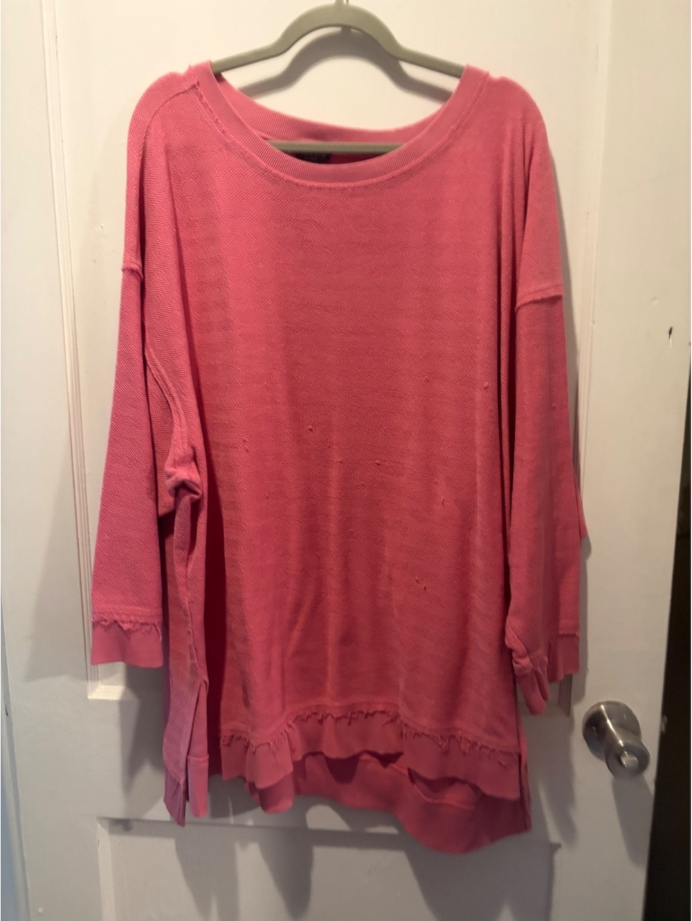 Torrid Pink Oversized Sweater Size 4